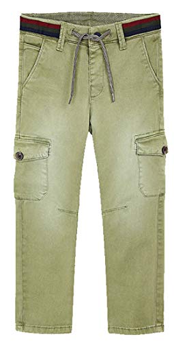 Coole Cargohose aus BW Twill in Khaki Grün für Jungen von...