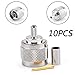 Areyourshop 10Pcs Connector N Male Plug Crimp RG58 RG142 LMR195 RG400 Cable Straight