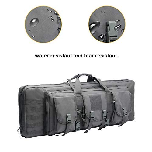 XWLSPORT Rifle Case Double Tactical Rifle Bag Gun Cases for Rifles - Thumbnail 4