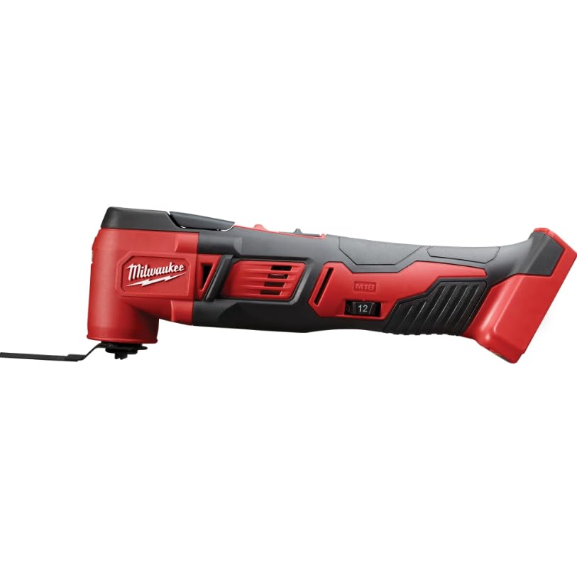 2626-20 M18 18V Lithium Ion Cordless 18,000 OPM Orbiting Multi Tool with Woodcutting Blades and Sanding Pad with Sheets Included (Battery Not Included, Power Tool Only)