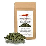 GARNELEN4YOU® Mineral Sticks - mineralienreiches Hauptfutter für Garnelen, Krebse und Schnecken - Premium Garnelenfutter mit erhöhtem Mineralstoffanteil - Made in Germany (30 g)