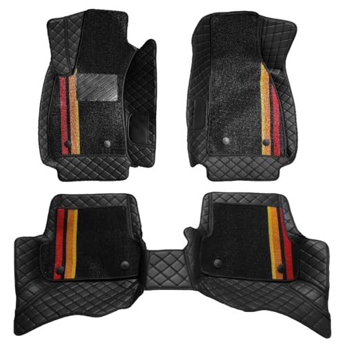 Tapis de sol antidérapants pour auto étanches et robustes