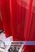 WPM Red Sheer Curtains 58