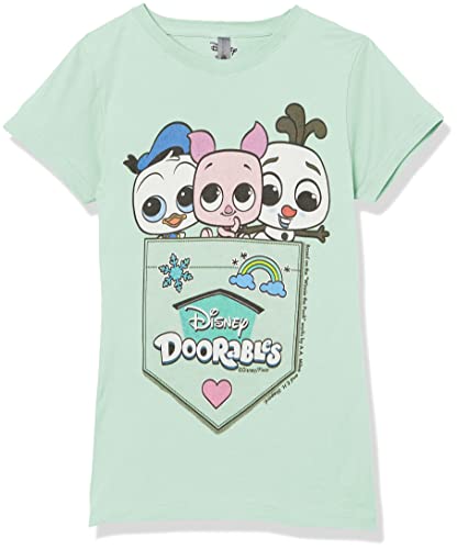 T-Shirt Disney Doorable Menthe Taille XL pour Fille en Coton Doux