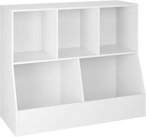 DINZI LVJ Organizador de almacenamiento de juguetes, estantería para niños, armario de almacenamiento de juguetes de madera, estantería para niños