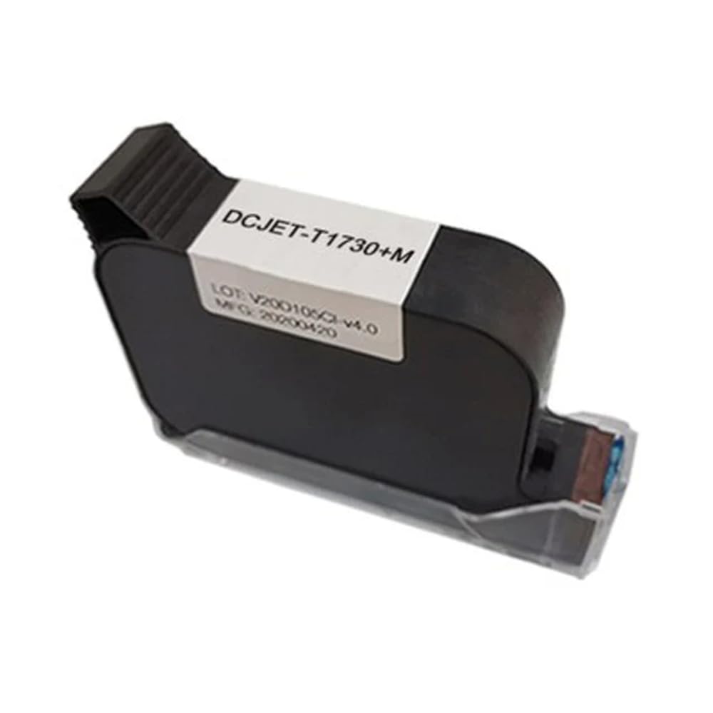Cartuccia Inchiostro T1730+M Compatibile Con Stampante Inkjet Portatile DCJET Per Codifica Etichette Data Produzione Codice A Barre(1PC T1730 M)