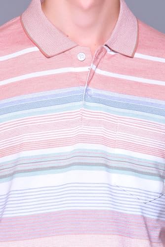 Image of SANE ORIGINALS Polo T-Shirt for Men with Pocket || Striped Polo for Men