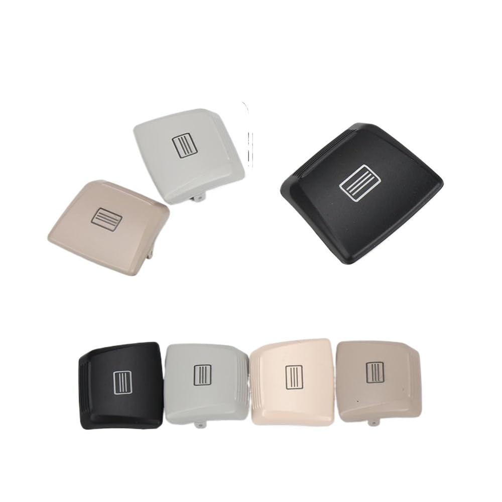 Passend for Benz W222 W205 W213 W253 C-Klasse E-Klasse S-Klasse GLC Schwarz Grau Beige Weiß Schiebedach Fensterschalter Knopf Autozubehör(Beige)