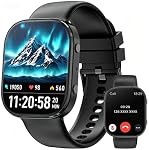 Smart Watch pour les femmes hommes, Fitness et Sleep Trackers avec 1.88" HD écran tactile, Bluetooth appelant Smartwatch pour Android/iOS, Pedomètre multi-sports