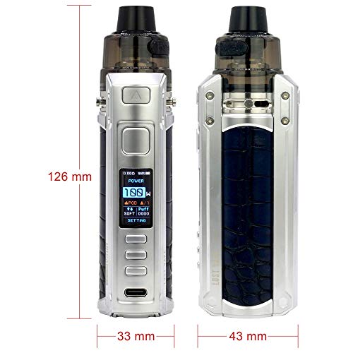 Lost Vape Ursa Quest Multi E-Zigaretten Set - Farbe: Black/Crocodile Leather – Bild 4