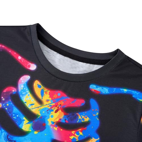 Image of Boys Tie Dye Shirt Size 4-14 Hippies Senior Rainbow Tees T Shirts for Kids | Tees T shirts for Kids