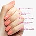 Olive & June Gel Polish | UV LED Nail Lamp Needed | Long Lasting Formula | Up to 21 Days of Wear | Damage-Free Removal | Salon-Quality Manicure, Pedicure at Home | CS | Coral