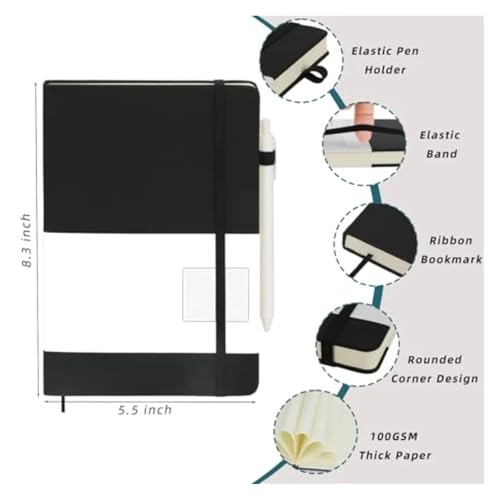 Carnet de notes A5 rigide pour ne plus perdre vos stylos lors des réunions