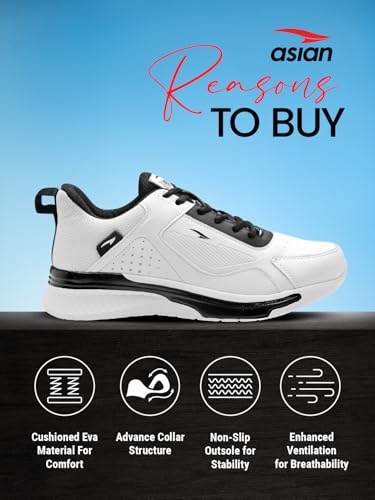 ASIAN TERMINATOR-03 Men's White Sneakers - Image 4