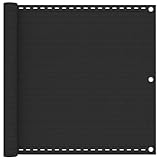 Vopese Balkonsichtschutz HDPE 90x400 cm Anthrazit Balkonschirm Model42314