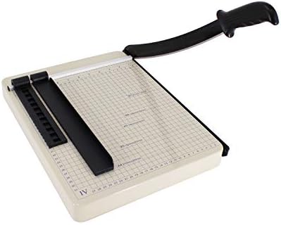 HFS (R) Paper Cutter Metal Base Trimmer Scrap Booking Guillotine Blade (12 * 10")