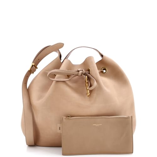 Saint Laurent, Pre-Loved Paris VII Hobo Leather Large, Neutral2