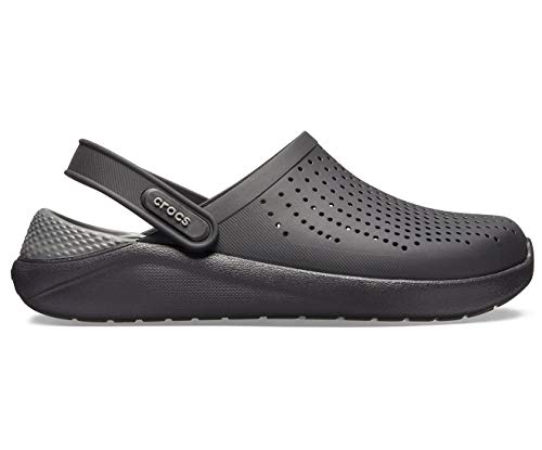 Image of Crocs Unisex Adult Literide Clog, Black /Slate Grey, 8 UK M / 9 UK W (M9W11)