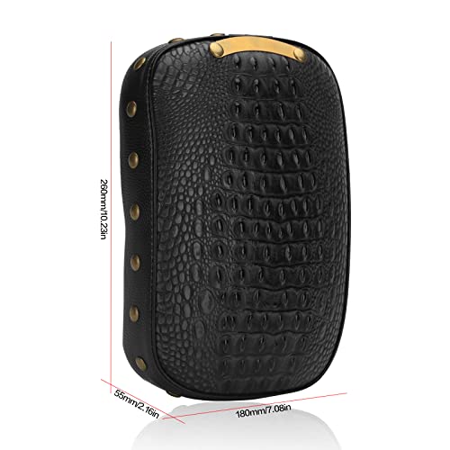 Lkv Motorcycle Passenger Pad Seat Cushion With 8 Suction Cup,Rectangular Motorcycle Pillion Seat For Harley Motorcycle Cruiser Chopper Custom Honda Yamaha #TOP3