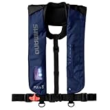 シマノ(SHIMANO) ライフジャケット ラフトエアジャケット (自動膨脹式救命具) VF-051K ネイビー/ブラック フリー