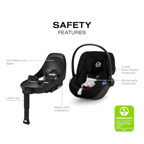 Image of CYBEX Cloud G Pro Comfort Extend Infant Car Seat - Moon Black