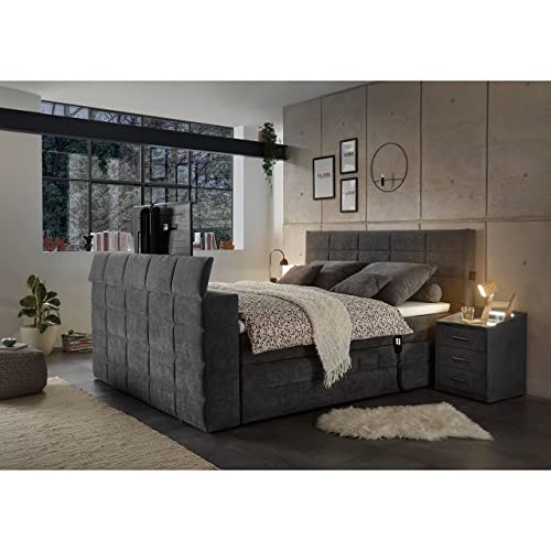 Elektrisches Boxspringbett Stella Trading Denver 6 mit TV-Halterung