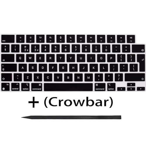 CTBDZ Ersatz UK Tastaturen für MacBook Air 15 M2 M3 M4 A2941 A3114 A3241 2022-2025, für MacBook Air M2 M3 M4 Retina 13 A2681 A3113 A3240 Laptop Tastatur (Midnight)
