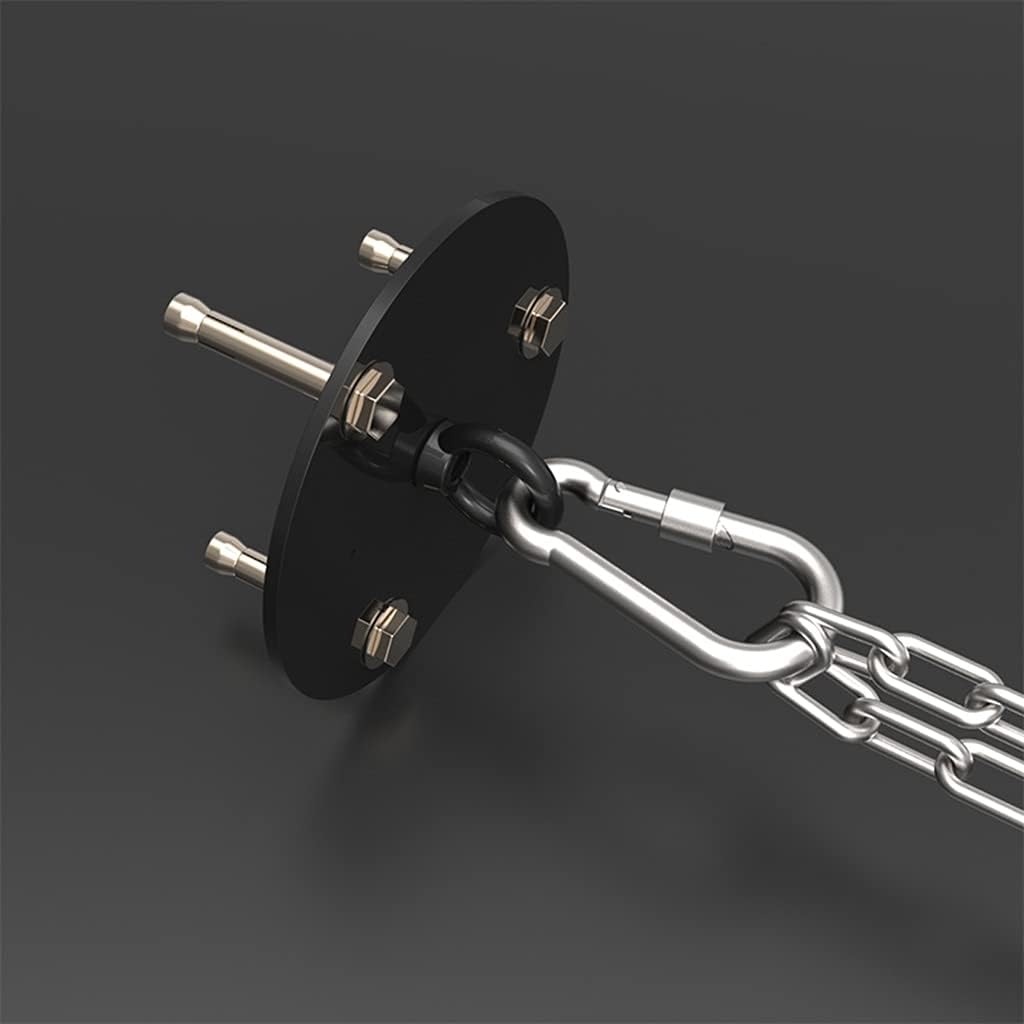 Wall-mounted Pull-up Bracket Height Adjustable Chain Horizontal Bar Indoor Suspension Fitness Horizontal Bar Strength Training Fitness Equipment Safe Load-bearing 300kg