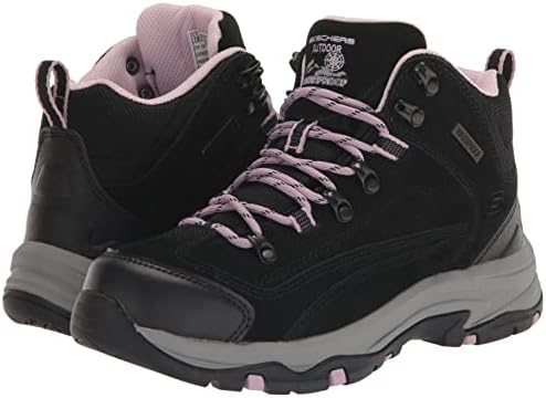 Skechers Sport Women's Women's Trego-Alpine Trail Hiking Shoe, BKLV=Black/Lavendar, 8 | Image 6