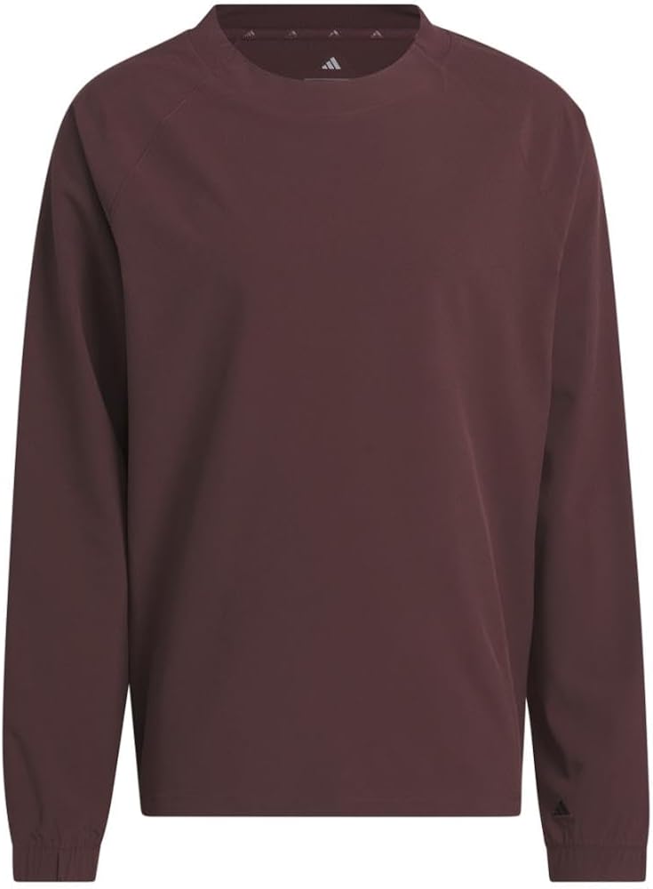 Amazon.com: adidas Men's Go-to Wind Crewneck Pullover, Aurora Ruby