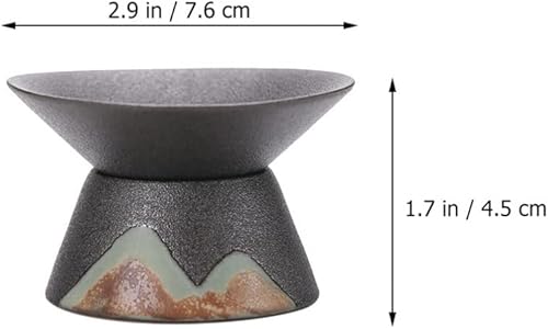 Miniatura 3 de ULTNICE Infusor de taza de té de malla, infusor de filtro de té, colador de té cerámica suelta, malla de té, infusor de té chino, utensilios de té