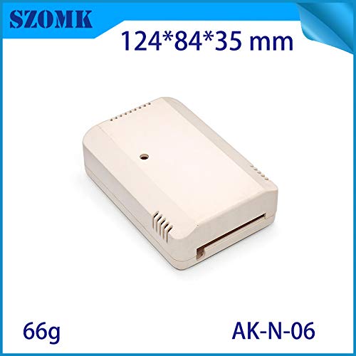 Wiring Connecting Terminals - Plastic Enclosure Black Color and White PCB Size 112x84x38mm Project Box Outlet Power Supply abs for DIY PCB case for szomk electri