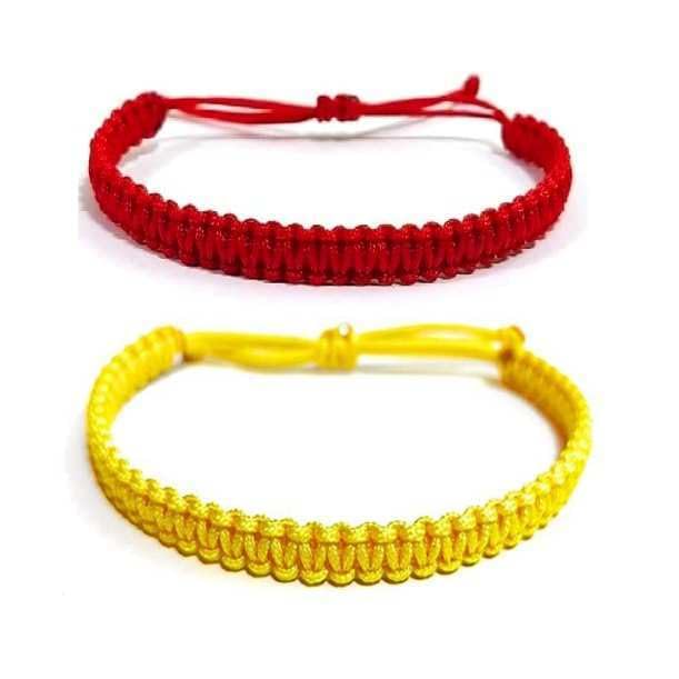 ishaSpirituals Red Yellow Dhaga for Hand Red And Yelllow dhaga bracelet for men women girls and boys Pack of 2 (B0CYQD4X7Z) Amazon Price History, Amazon Price Tracker