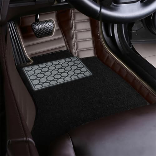 Image of Premium 9D Car Foot Mats |Waterproof & Dustproof | Anti-Skid Floor Mats for Car | Easy to Clean | Luxury Car Interior Mats Compatible with Mahindra XUV 3XO (Manual) 2024 - Coffee