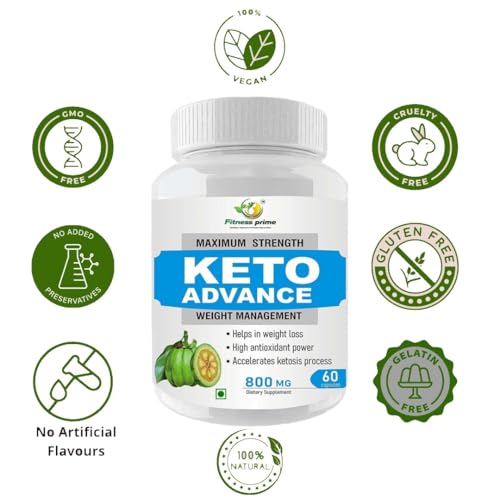 Image of Fitness Prime 800mg Keto Pills - Lean Keto Diet Pills - Weight Fat Management Loss - Ultra Fast Prime Keto Supplement for Women and Men - Optimal Max Keto - 120 Capsules (Pack of 2)