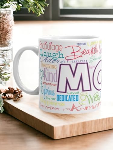 Image of Better Gift Flowers Mom Printed Coffee Mug, Round Shaped Multicolor Themed Coffee Mugs, Mug for Gifting, Gifting Items for Family, Friends & Closed Ones