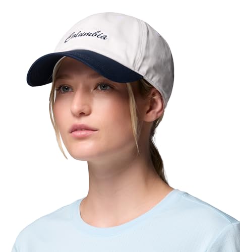 Image of Columbia Unisex Provisions Ball Cap, Lemon Wash /Mountain Landscape