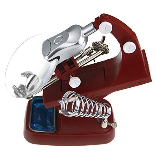 Ingrandimenti 3X 4.5X 7023A Desktop Lente d'ingrandimento Lente di ingrandimento Riparazione Ispezione Strumento Ingrandito Strumento di Potere Accessori