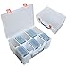 PASOL Clear Card Storage Box - 1000+ Hard Case Card Holder, Portable Card Organizer for Collectible Trading Cards and Sports Cards (Small)