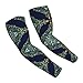 VAFZASC Fashion Cooling UV Protection Arm Sleeves Cool Paisley Black Non Slip Tattoo Cover Sleeves for Women Men Golf Running