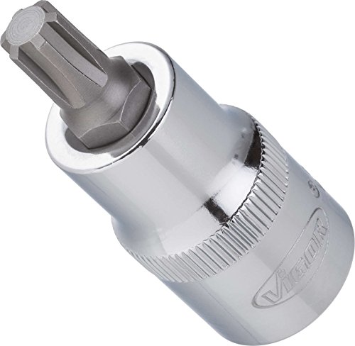 Vigor V2206 Ribe Screwdriver Socket, M9 mm, L 55 mm, 1/2", M 9