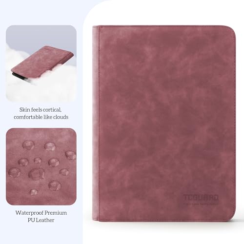 Image of Trading Card Binder, 9 Side Loading Pocket Card Album Hold Up to 540, Zipper Binder for Collection, TCG Holder for Sports, Yugioh, MTG etc. (Wine 9)