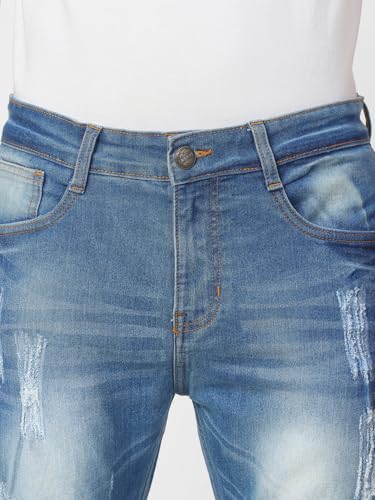 Image of Urbano Fashion Men's Slim Fit Mid Rise Jeans