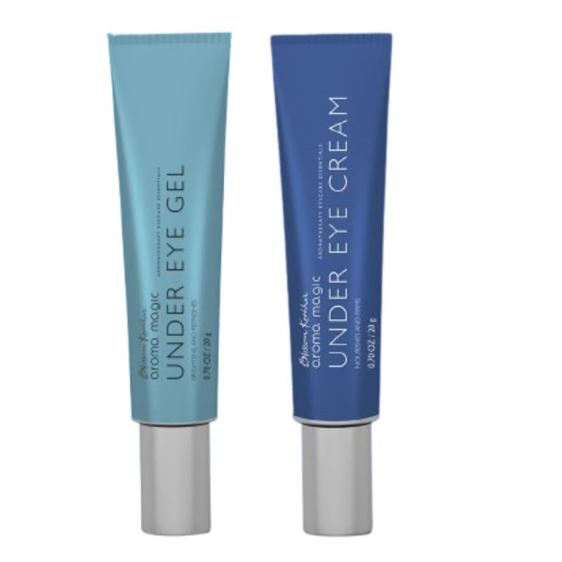 Aroma Magic Under Eye Gel & Under Eye Cream Combo | Reduces Dark Circles, Puffiness & Wrinkles | Brightens, Firms & Repairs Under-Eye Skin | For Men & Women – 20 gm Each-picture-20