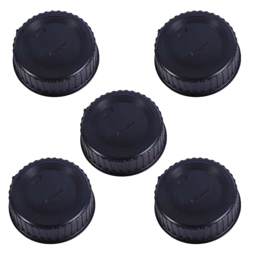 5 copriobiettivo posteriore compatibile con Nikon F Mount Lens per fotocamera D4 D3 D2 D1 D800 D700 D300 D200 D7000 D5100 D5000 D3200 D3100 D3000 D90 D80 D6 D5 D810. A D7200 D500 D3400 D5600 D850