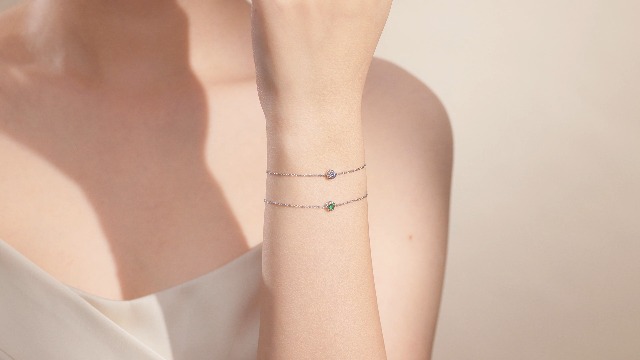 Amazon.co.jp: FANCIME プラチナ ブレスレット レディース 一粒 1月