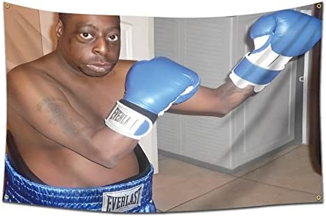eksent Boxing Lester Flag Banner Flag Funny Wall Tapestry (3x5 Feet,Heavy Duty, 150D Polyester) For College Dorm Man Cave image 5