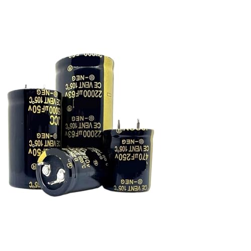 Condensateur 200V 820uF haute capacité et format compact 25x40 mm