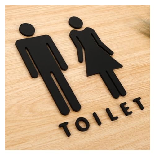Indicateur rappel signalisation WC plaques de porte taille M - 8