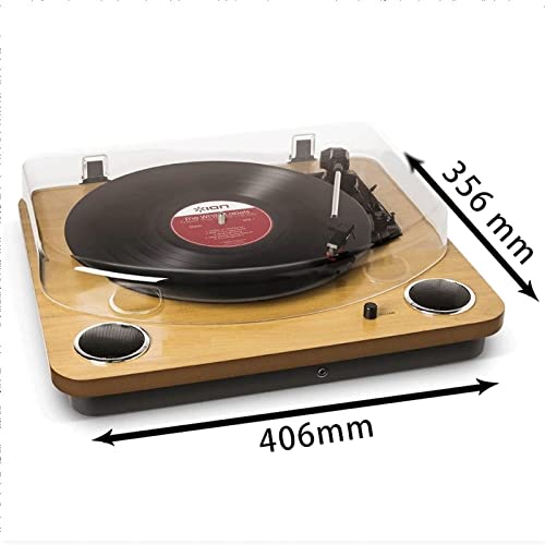 Boîte à Musique Tourne-Disque portableVintage 3-Speed Bluetooth Suitcase Turntable with Speakers Aux-inHeadphone Jackand RCA Output Natural Wood for Entertainment - Les Beatles, Paul McCartney, John Lennon, RIngo Starr, George Harrison Boîte à Musique Tourne-Disque portableVintage 3-Speed Bluetooth Suitcase Turntable with Speakers Aux-inHeadphone Jackand RCA Output Natural Wood for Entertainment – Image 5